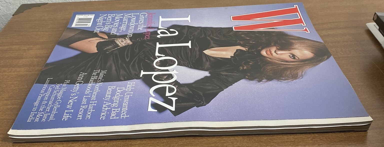 W Magazine October 2003 Jennifer Lopez Cover « La Lopez » – Marriage, Movies & Mor