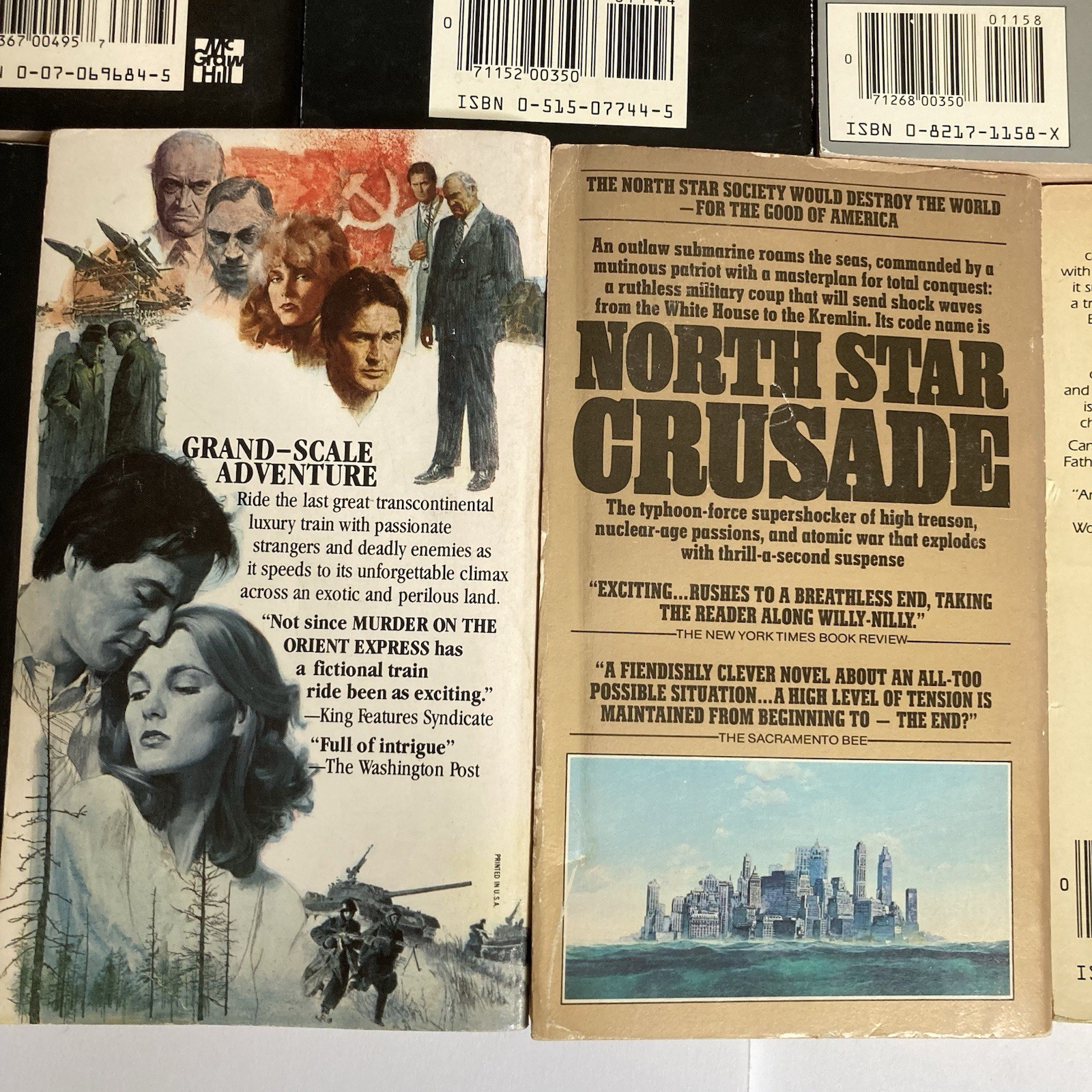 Mixed Lot of 16 Vintage WW2/Cold War Thrillers Paperback Books ’70s/’80s