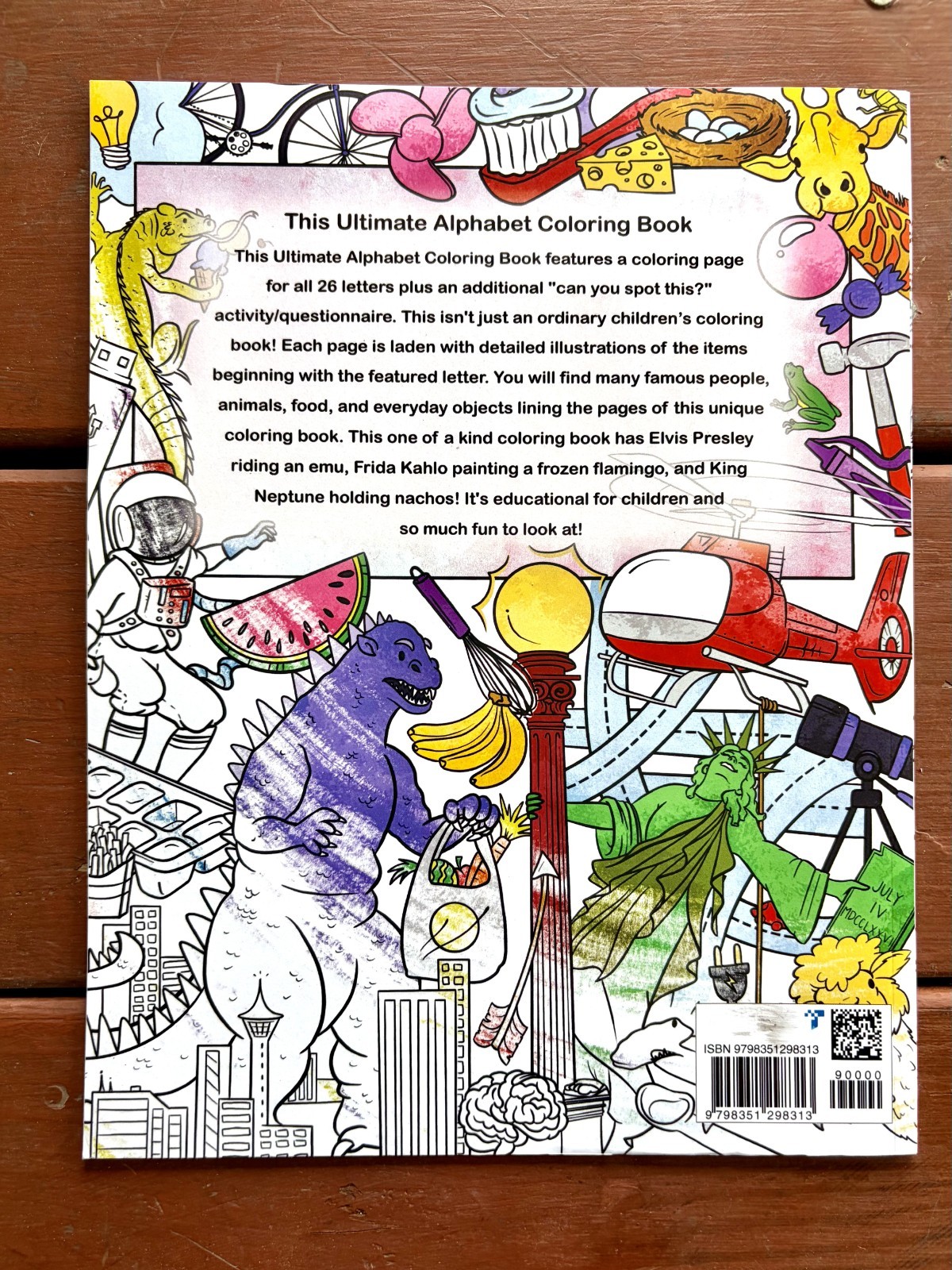 The Ultimate Alphabet Coloring Book 3 By Alannah Dyer- 8.5×11 in. Ages 4-8 Fun