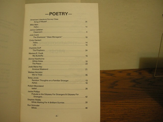 Gordian Knot Five Issues 1975-78 School of the Ozarks MO Literary Anthologies