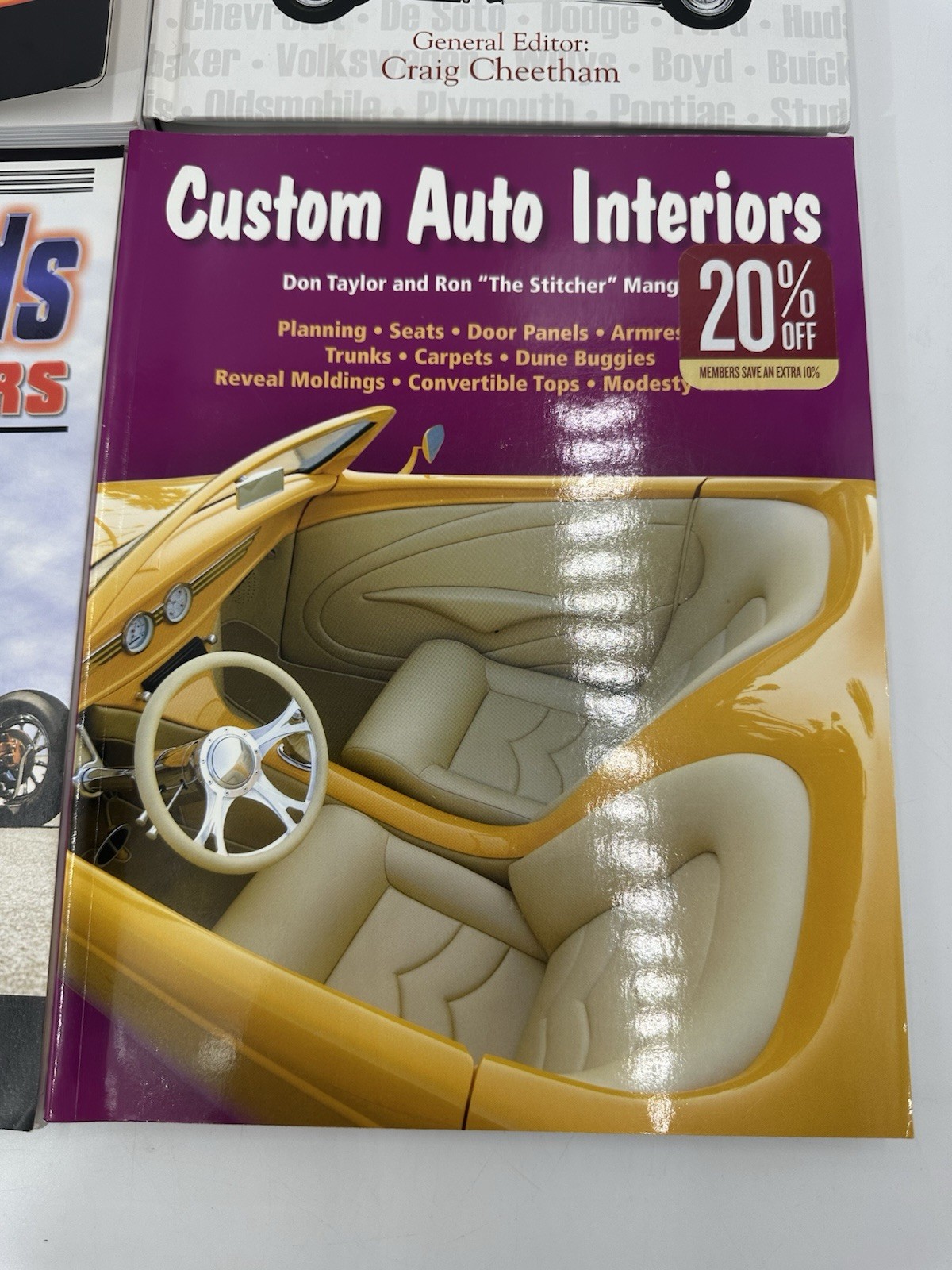 Custom Car Books Lot Of 4 Custom Interiors American Dream Cars Hot Rods Street