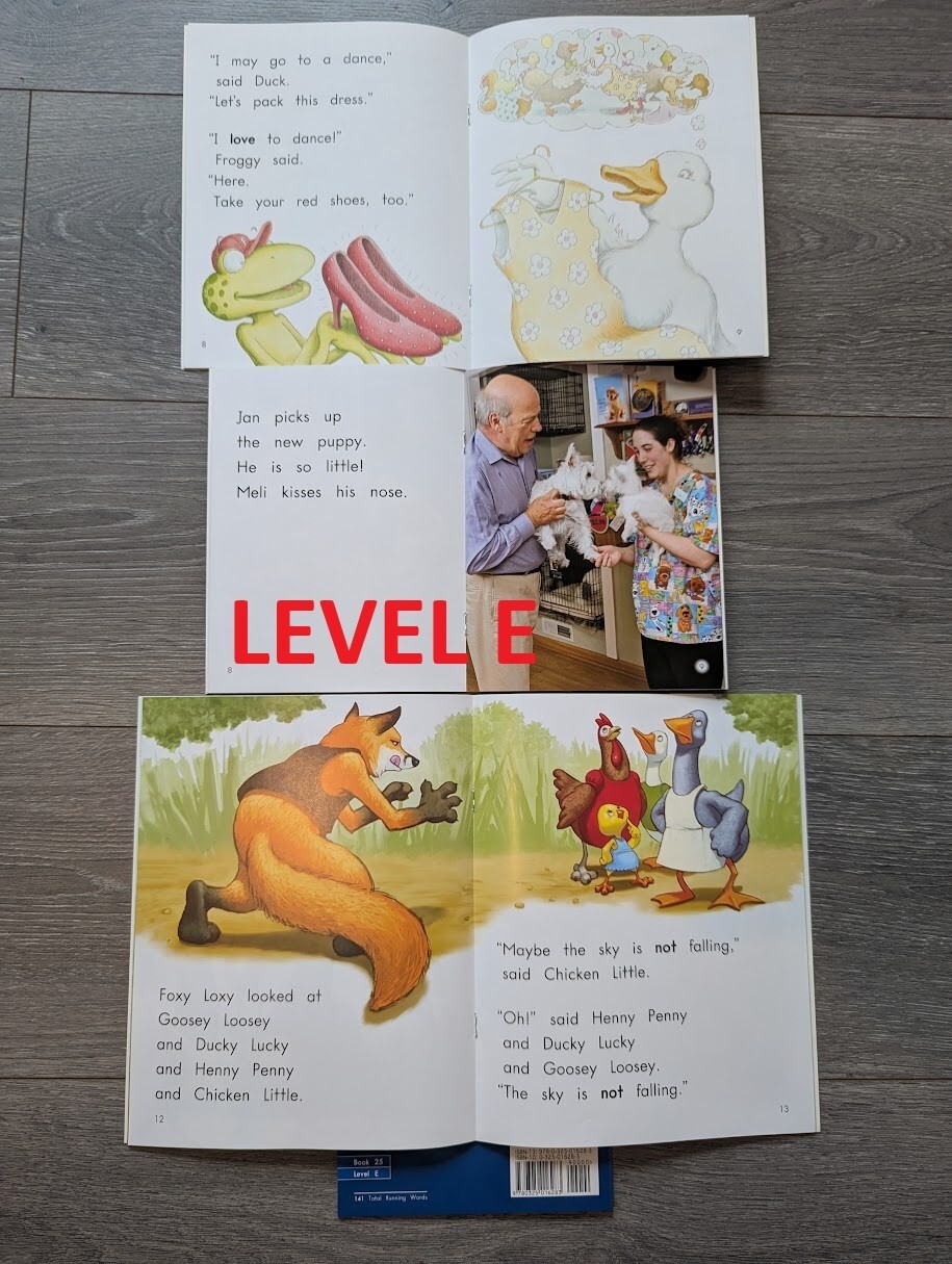 Fountas & Pinnell LLI BLUE SYSTEM Complete Set 1-120 Color Readers Level B-N NEW