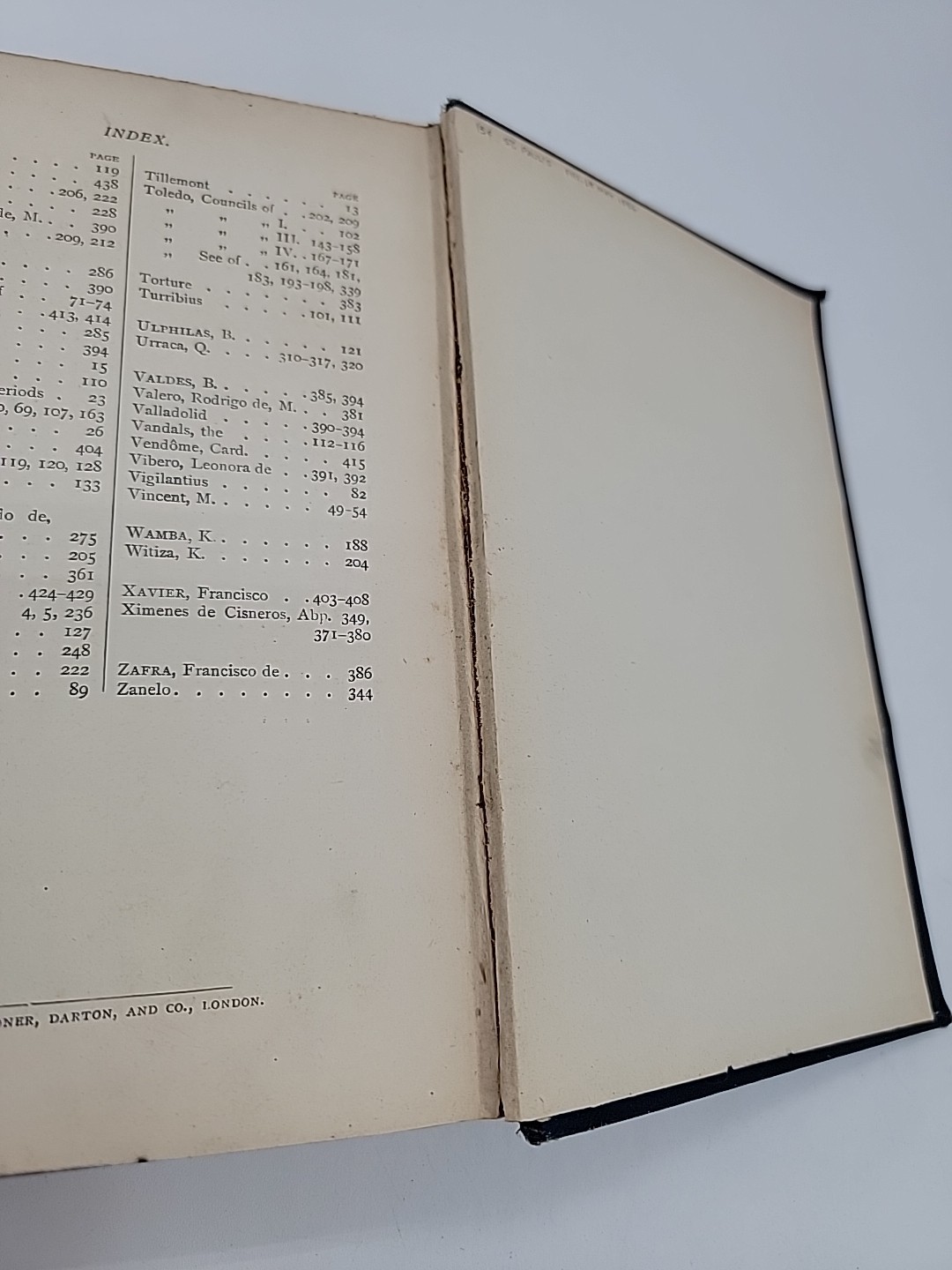 The Church In Spain With Map Meyrick 1892 1st Edition Hardcover James Pott