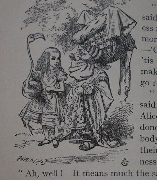 Vintage Alice&rsquo;s Adventures in Wonderland, Illustrated by John Tenniel, 1953