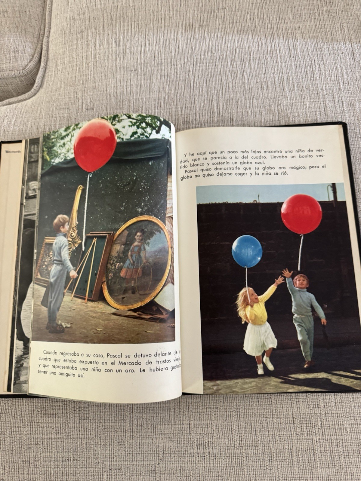 El Globo Rojo Albert Lamorisse Spanish HC Children’s Picture Book Vintage