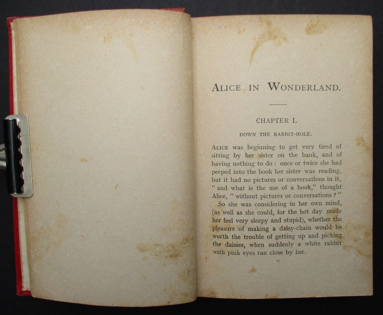 RARE C. 1908 ALICE IN WONDERLAND K M ROBERTS ILLUSTRATED ART NOUVEAU BINDING