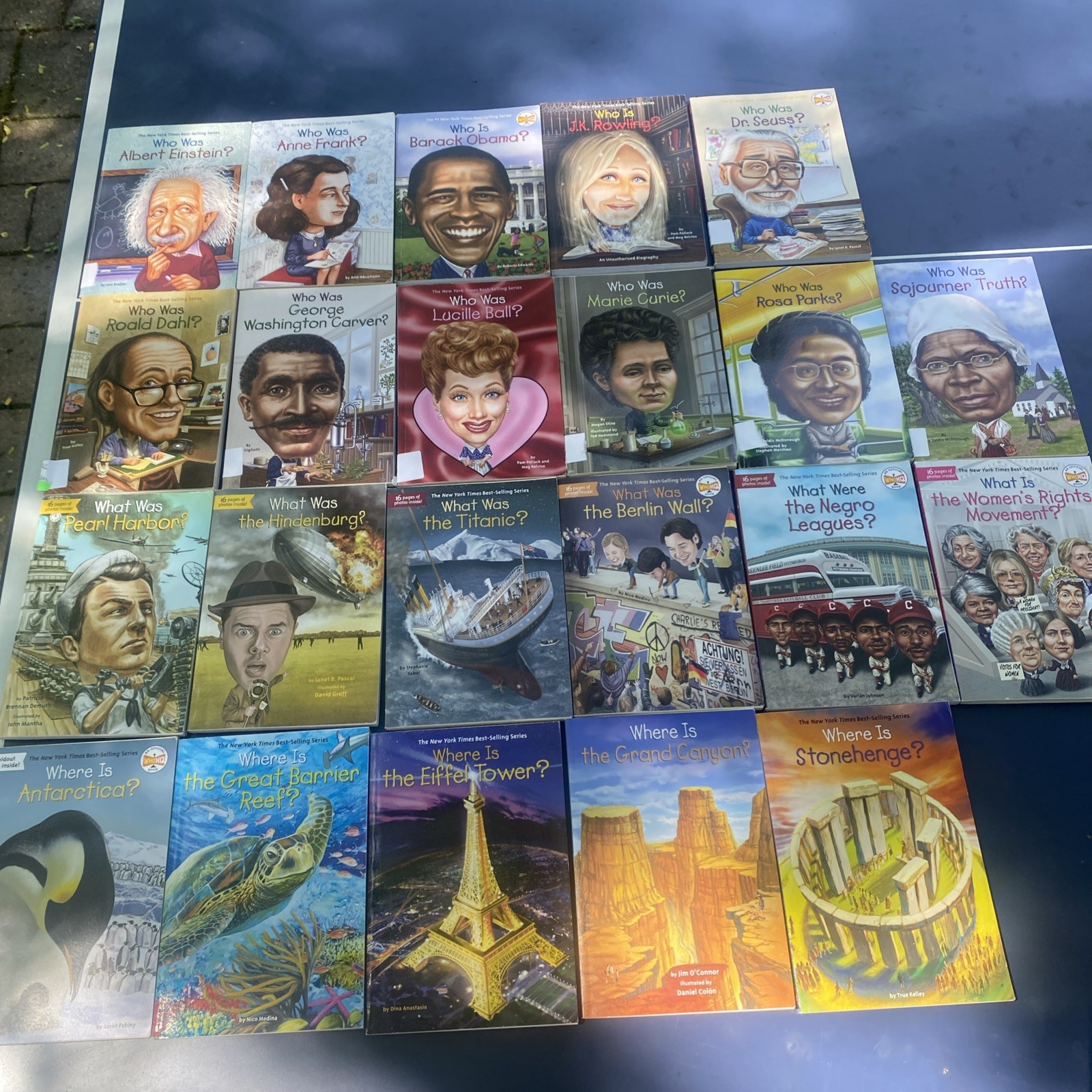 22 Book Lot of Who Was/What Was/What Is/Where Is/Where Was