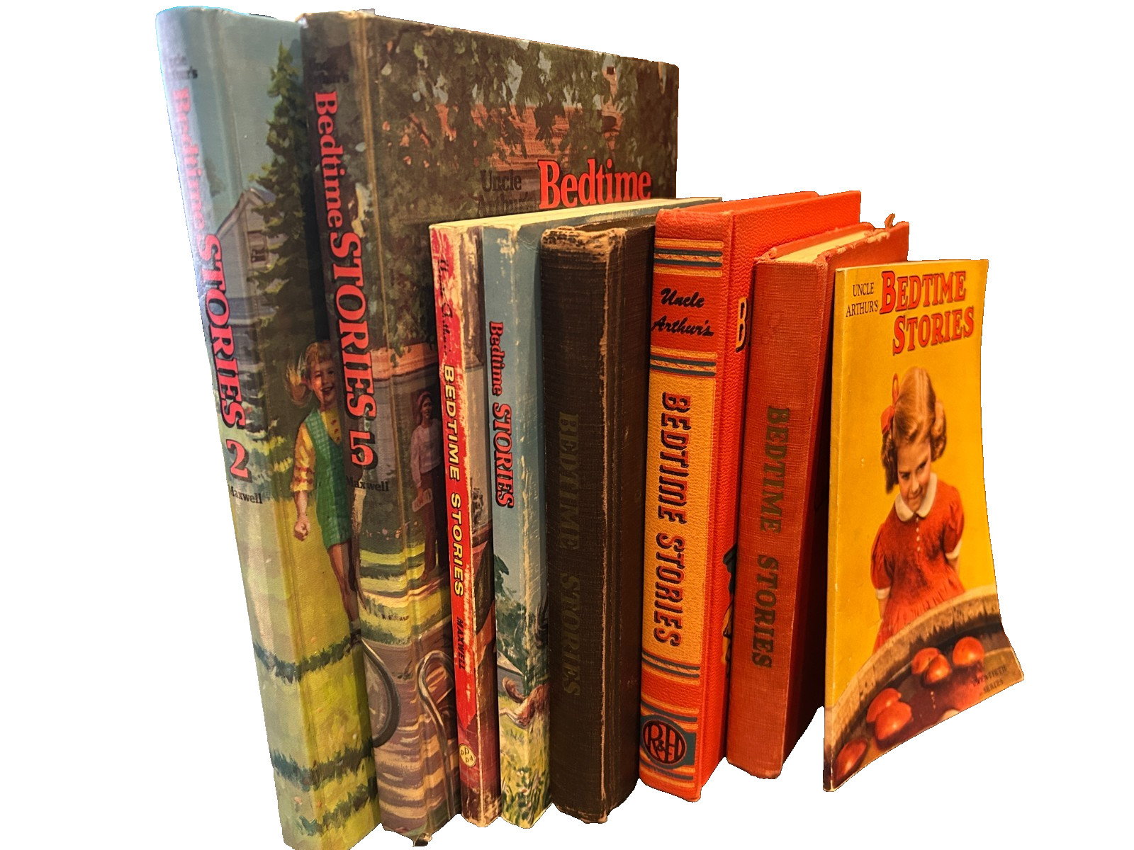 8 Uncle Arthur&rsquo;s BEDTIME STORIES / Arthur Maxwell /mixed lot /Hard & Soft Covers