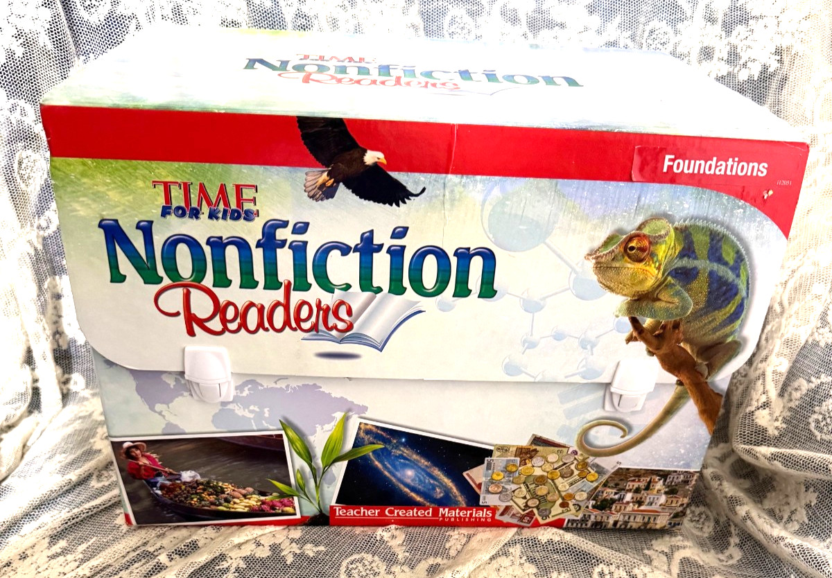 Time for Kids Nonfiction Readers Foundations Boxed Set For Teachers Home School