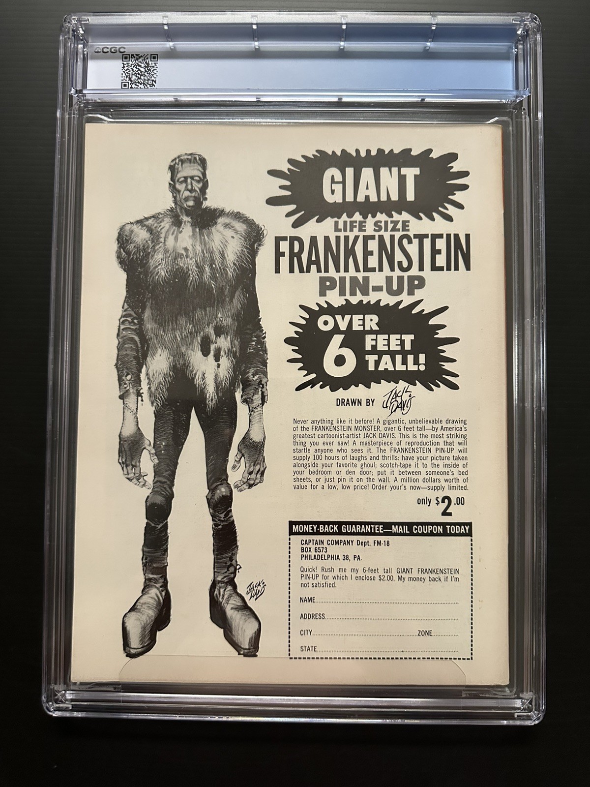 FAMOUS MONSTERS OF FILMLAND #18 (1962) CGC NM- 9.2 OW/W SCARCE IN HIGH GRADE