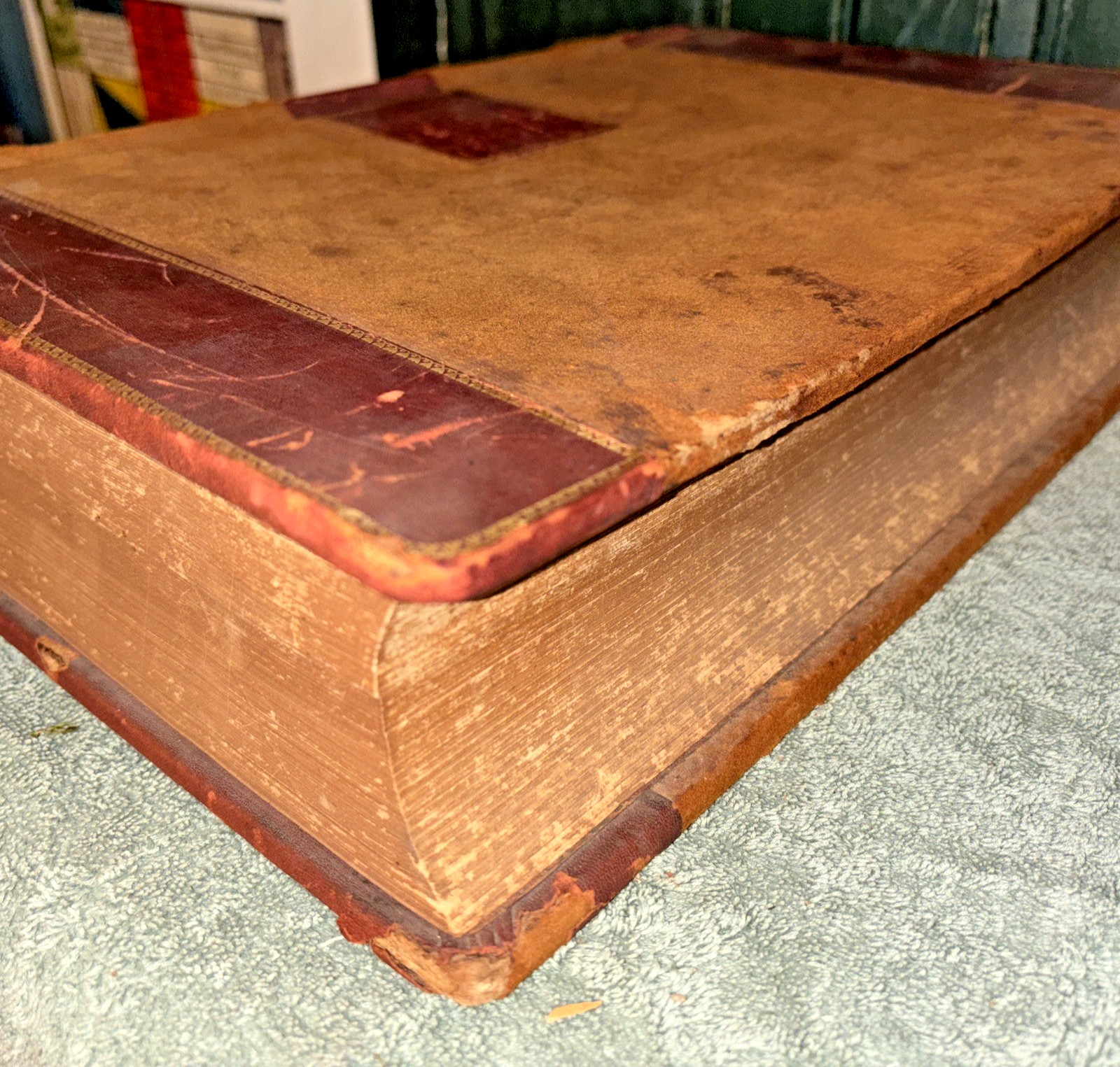 Huge Antique 1905 Ledger (Howard R. Rohn of Garfield, Berks Co. PA)