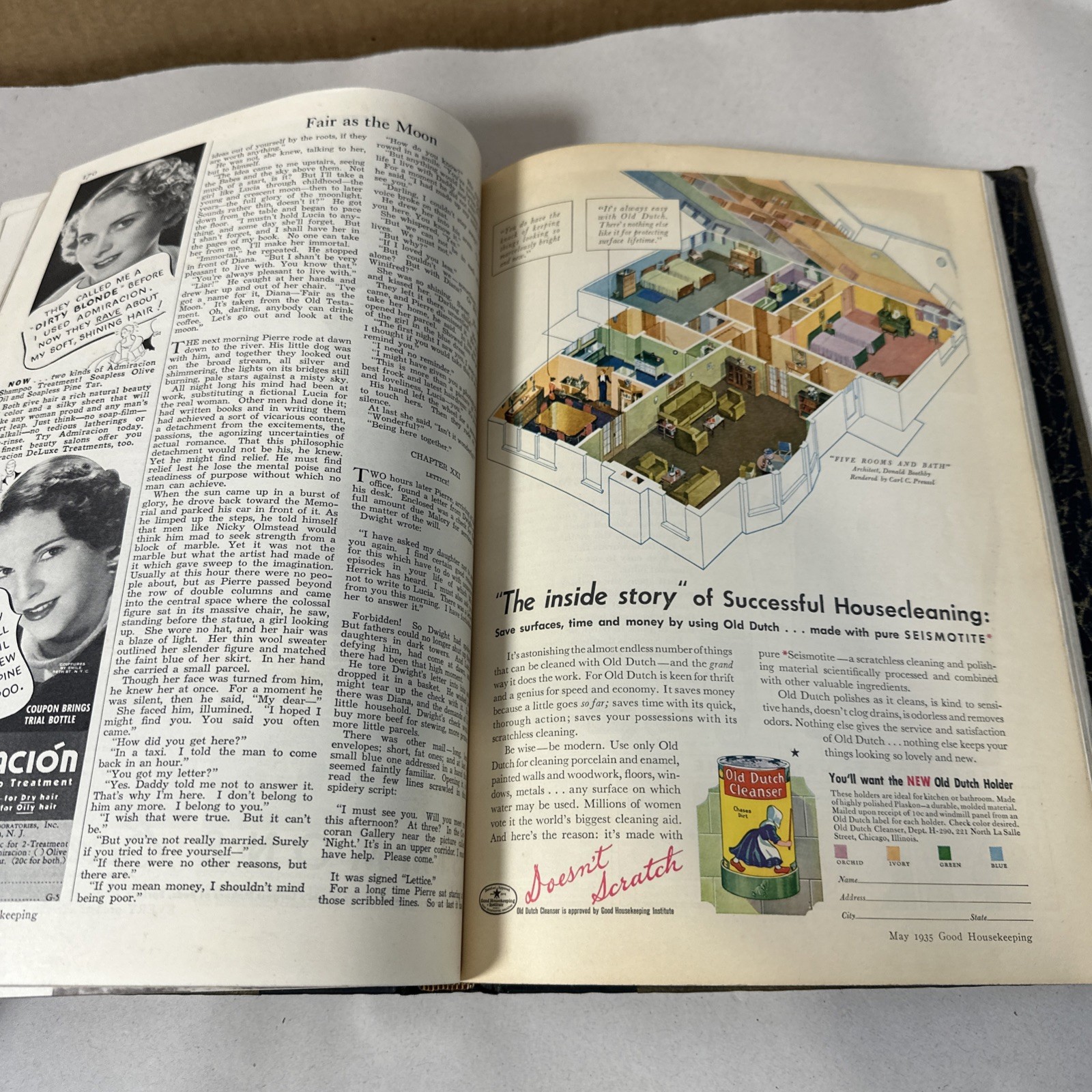 Good Housekeeping Golden Anniversary May 1935 Edition Bound Book Rare 1885 1935