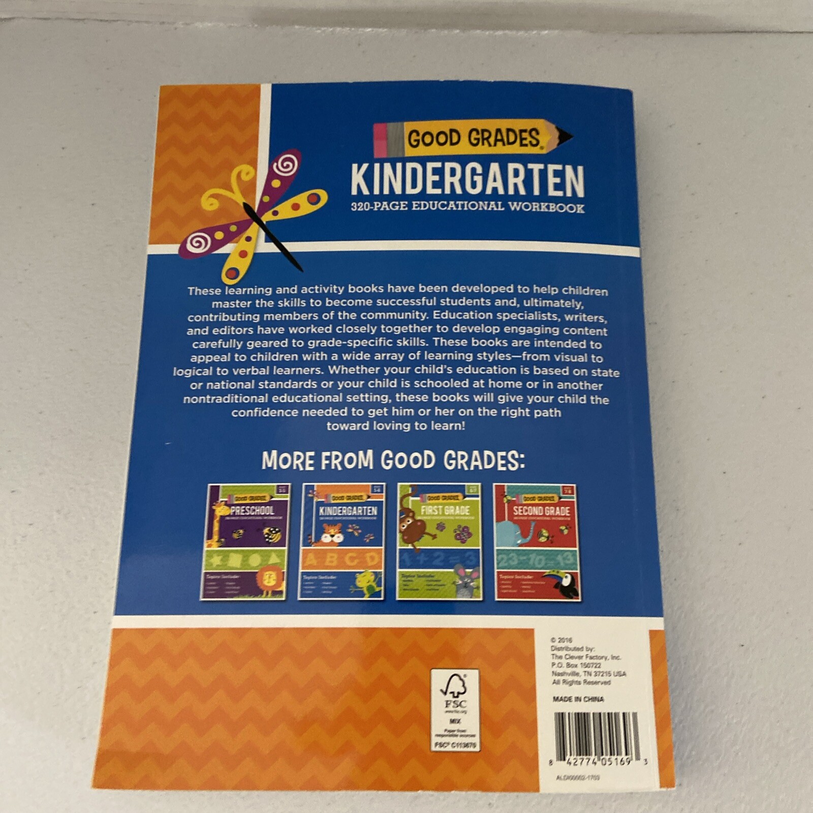 Good Grades Workbook KINDERGARTEN 2016 320 Pages. Ages 5-6. BRAND NEW