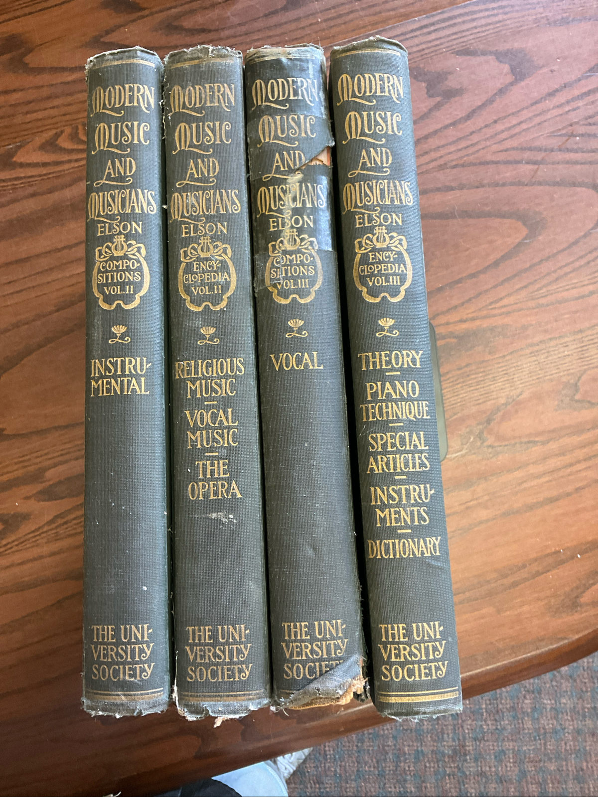 1912 Modern Music & Musicians Philharmonic Edition, 4 Volumes, See Photos