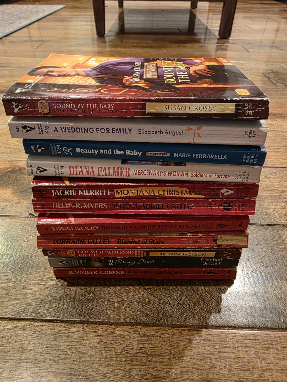 Silhouette Romance Lot Of 11 Paperback Books 80s-2000s