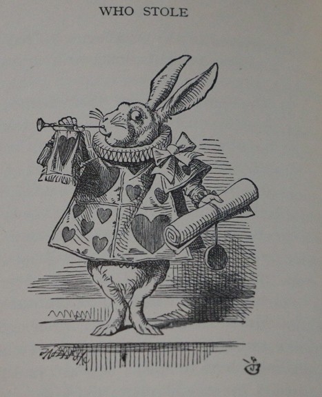 Vintage Alice&rsquo;s Adventures in Wonderland, Illustrated by John Tenniel, 1953