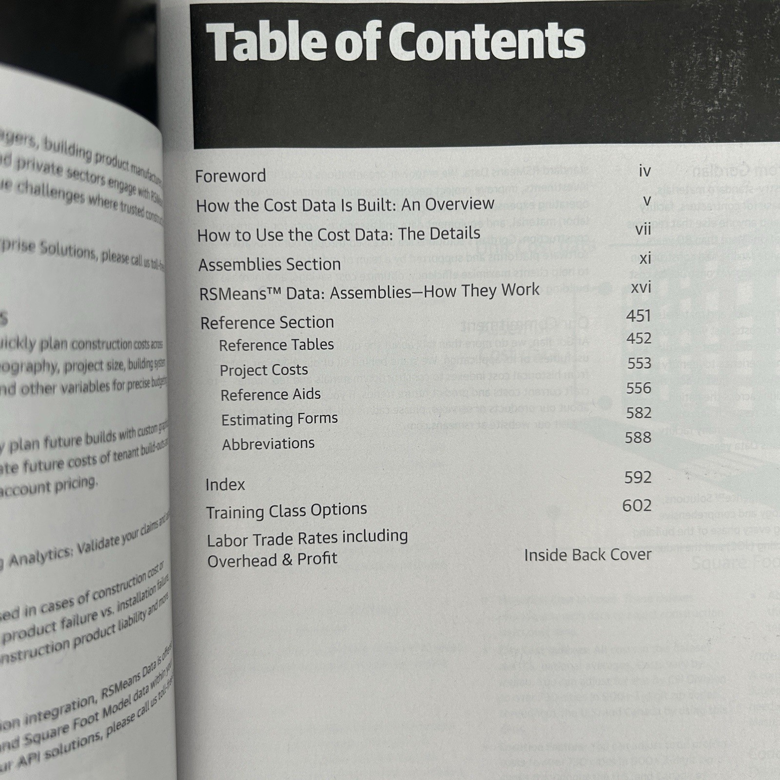 Assemblies Costs with RSMeans Data Gordian (2025) 50th Annual Edition Unread