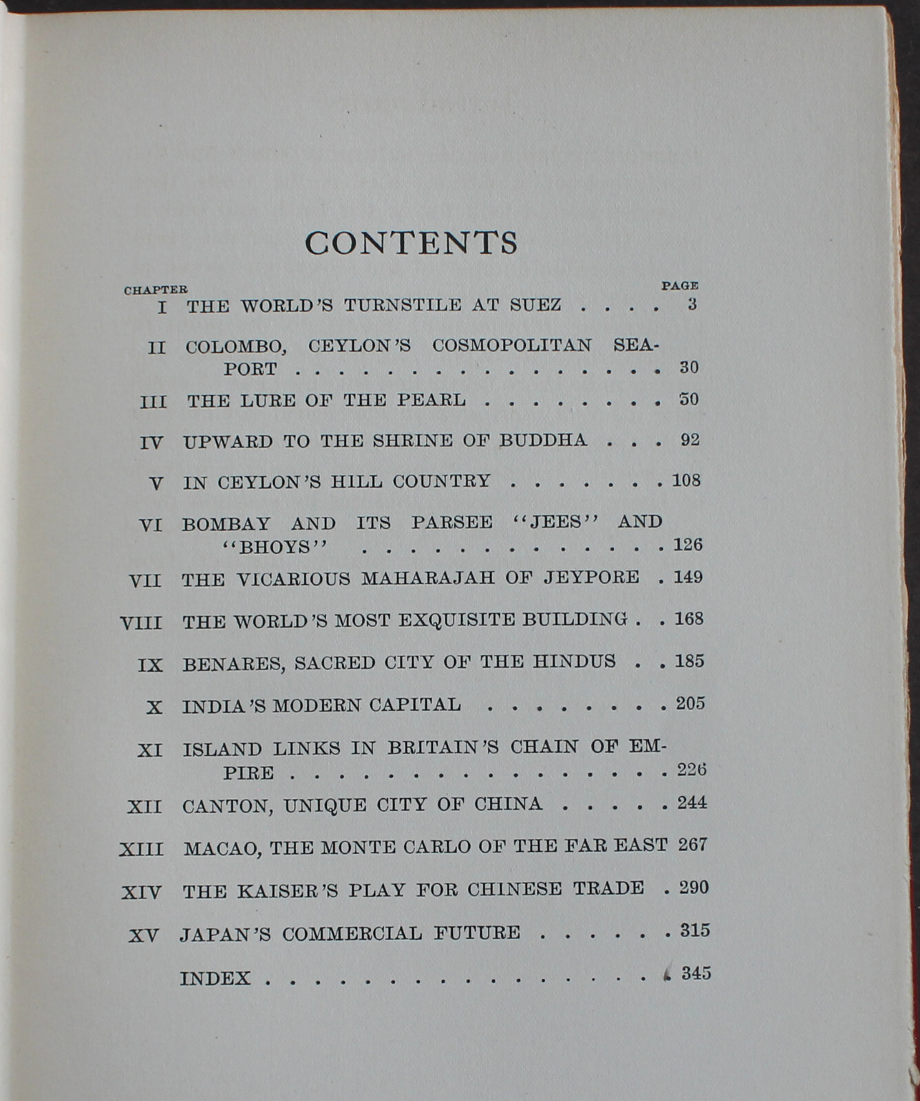 Rare Antique Old Book Ceylon India China Japan 1907 Calcutta Hong Kong Macao ⭐️