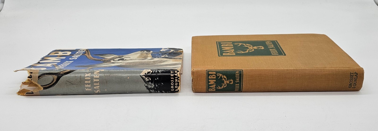 Bambi 1929 by Felix Salten 1st English Ed Illustrated HC Dust Jacket 293 pg Book