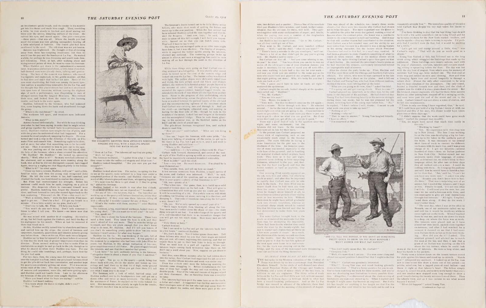 OCT 29 1904 Halloween Pumpkin Spell SATURDAY EVENING POST FULL MAG M599
