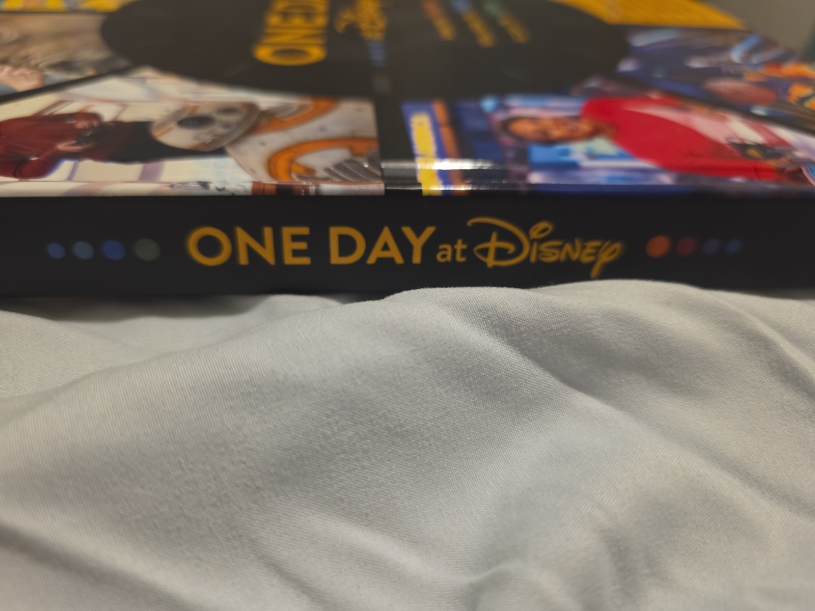 One Day at Disney Coffee Table Size Hardcover Book 12.25 x 12.25&Prime; 228 Pages