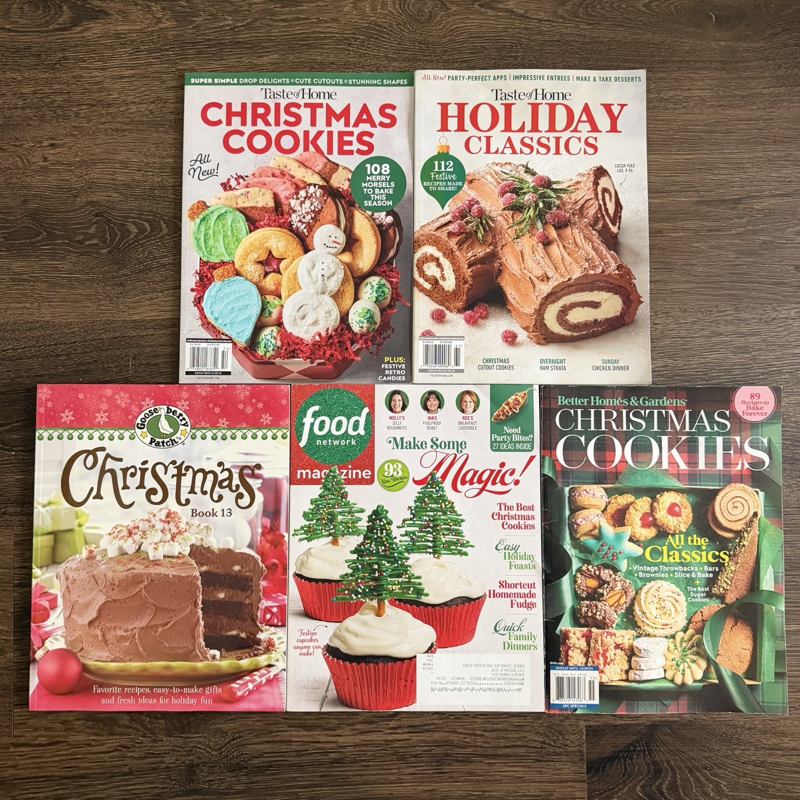 Christmas Cookie Cookbook Lot Taste of Home BHG Holiday Baking Magazines