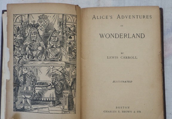 Scarce Antique Alice&rsquo;s Adventures in Wonderland, Illust John Tenniel, c 1890