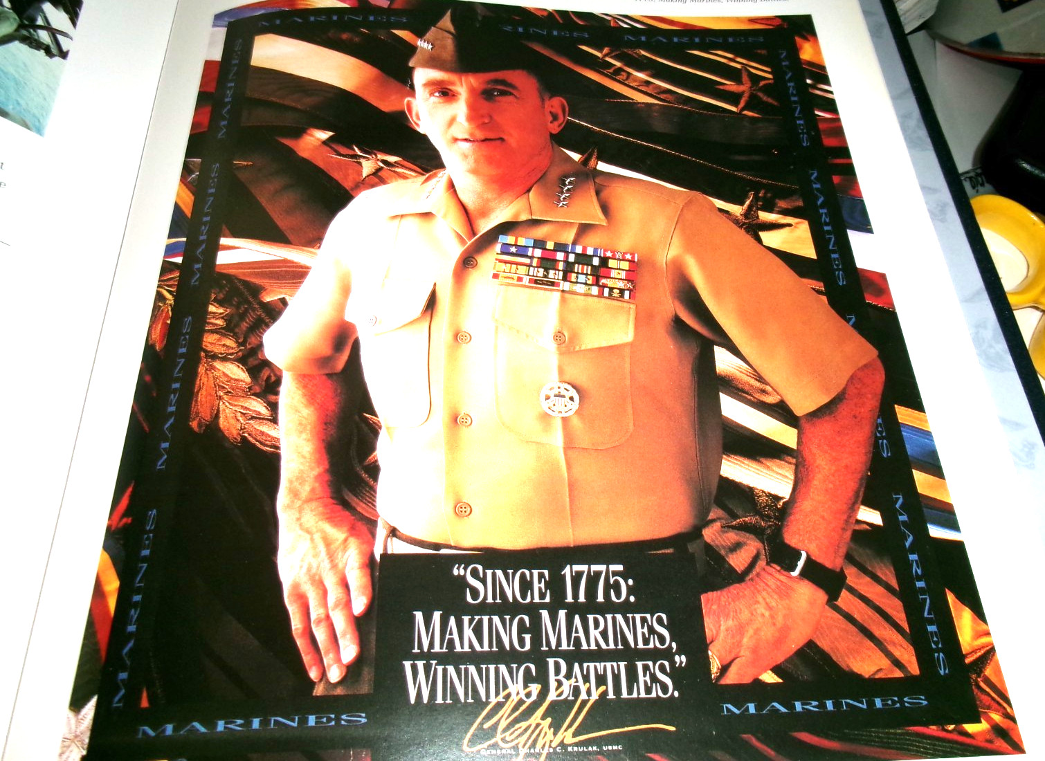 THE MARINES Marine Corps Heritage Foundation ILLUSTRATED BOOK 1998 LARGE