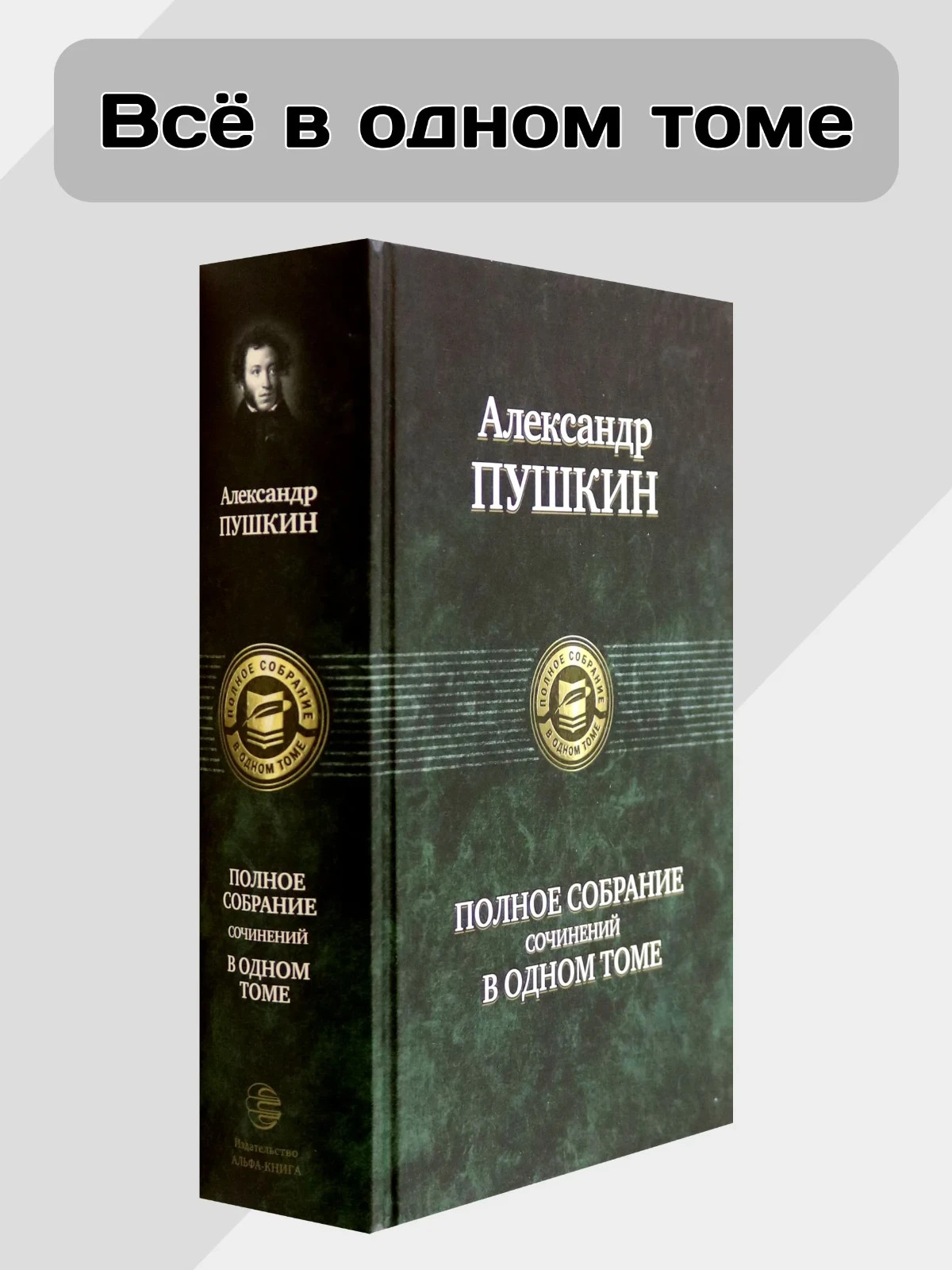 Полное собрание сочинений в одном томе Пушкин Book in Russian