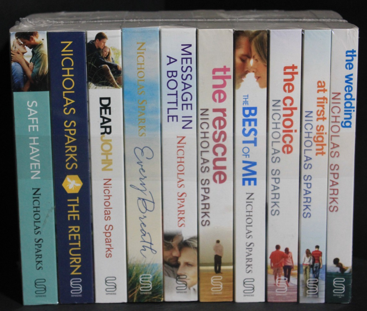Nicholas Sparks 10 Books Set Brand New still sealed.