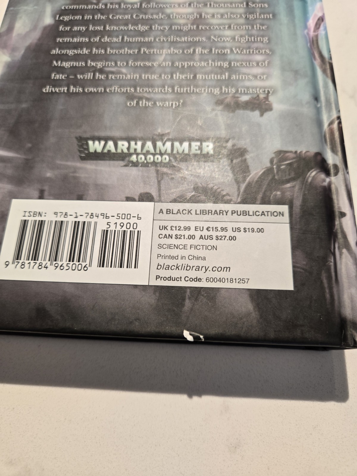 Magnus the Red : Master of Prospero by Graham McNeill (2017, Hardcover)