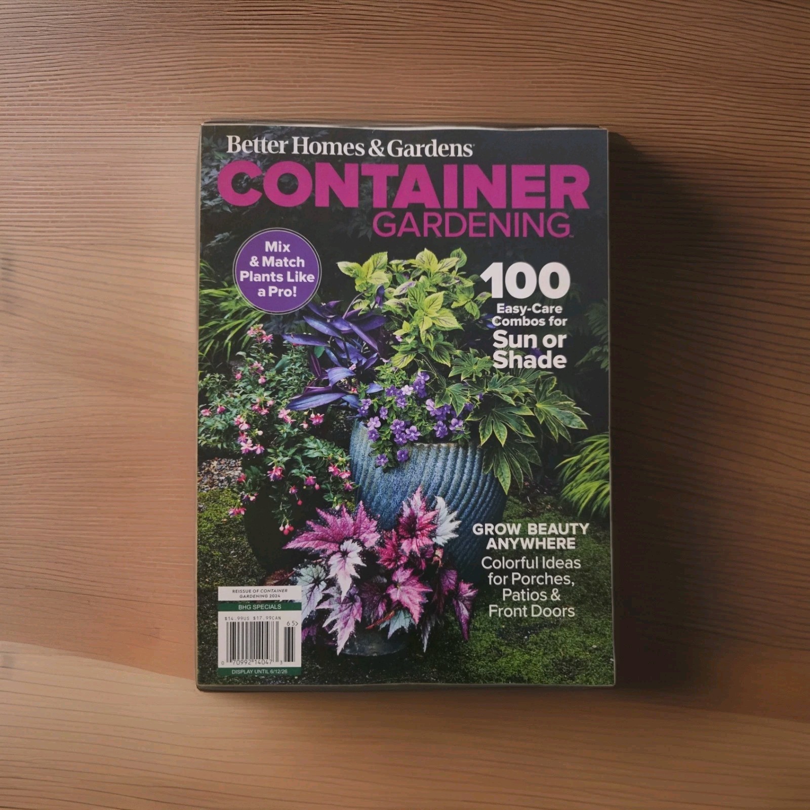 Better Homes & Gardens Container Gardening (Reissue )