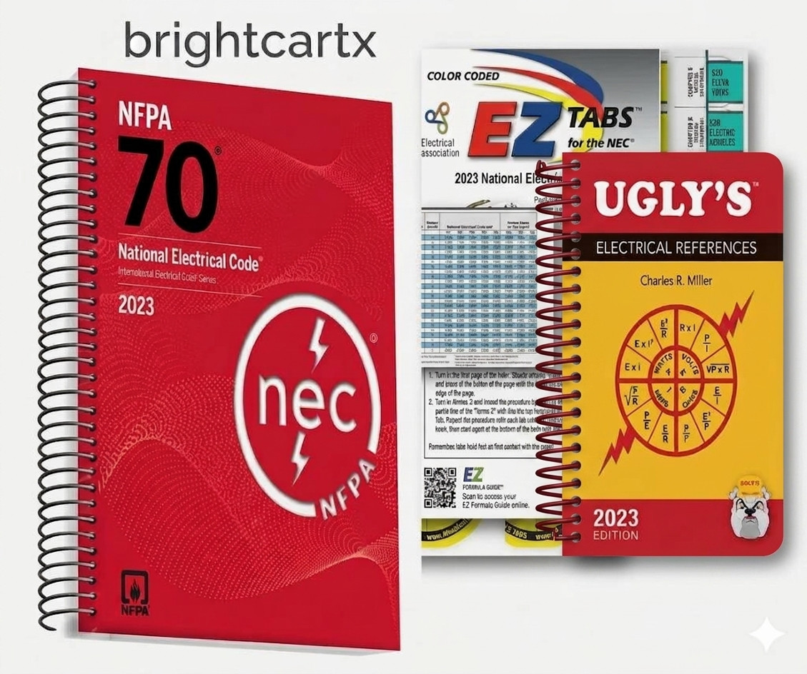 NFPA 70 2023 NEC Code Book + Ugly&rsquo;s Electrical Ref Spiral +EZ TAB USA STOCK USPS
