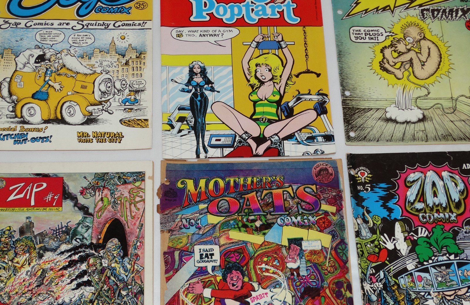 Underground Comix Mixed Lot All Printings 1960&rsquo;s/1970&rsquo;s Last Gasp Rip Off Apex
