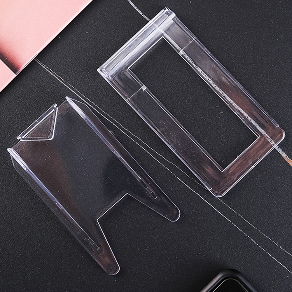 5-20PCS Clear Acrylic Stand Easel for Sports Trading Cards,Photos,Plates,Phones