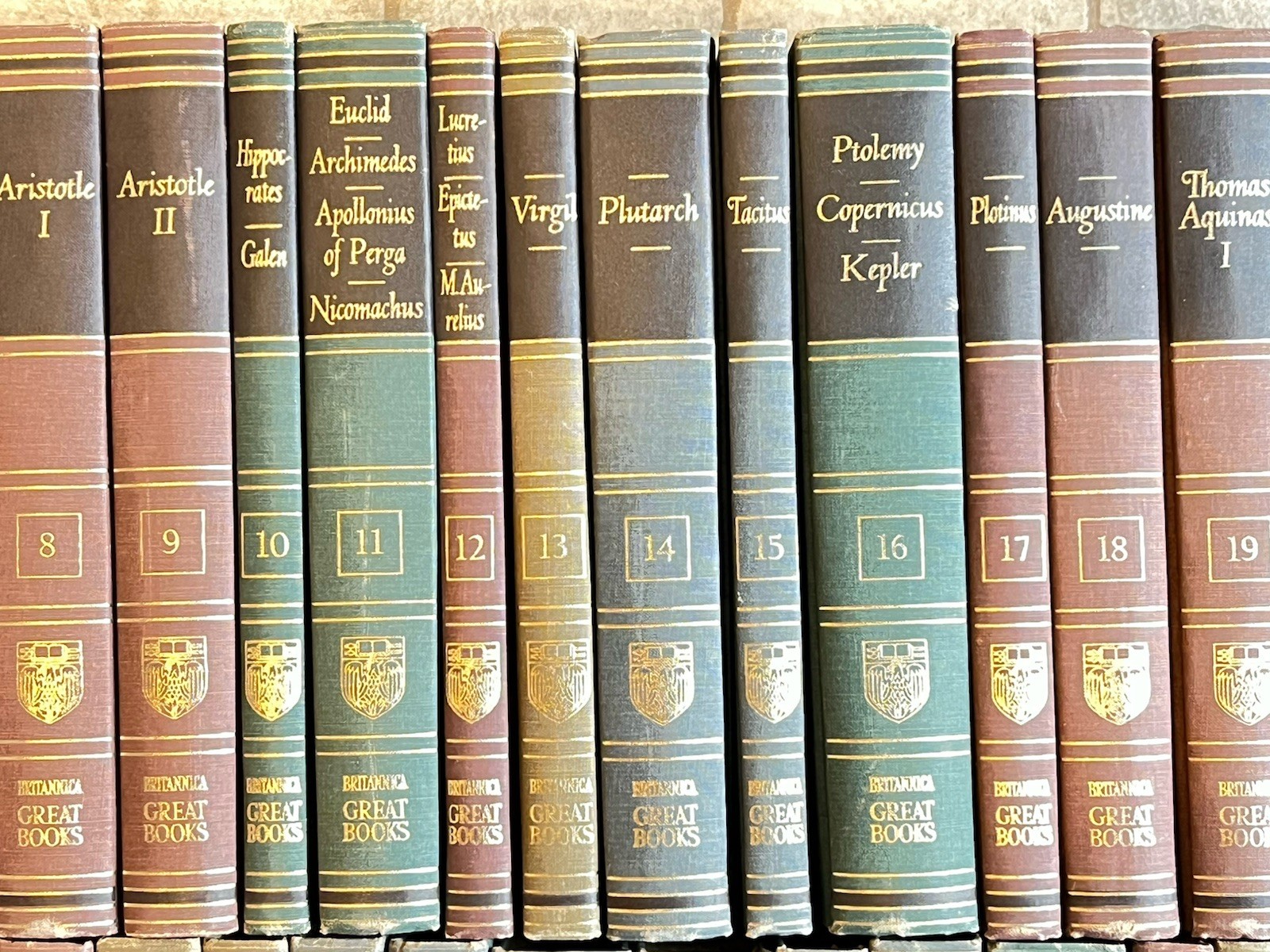 Great Books Of The Western World 1952 1st Edition Sold Individually FREE SHIP