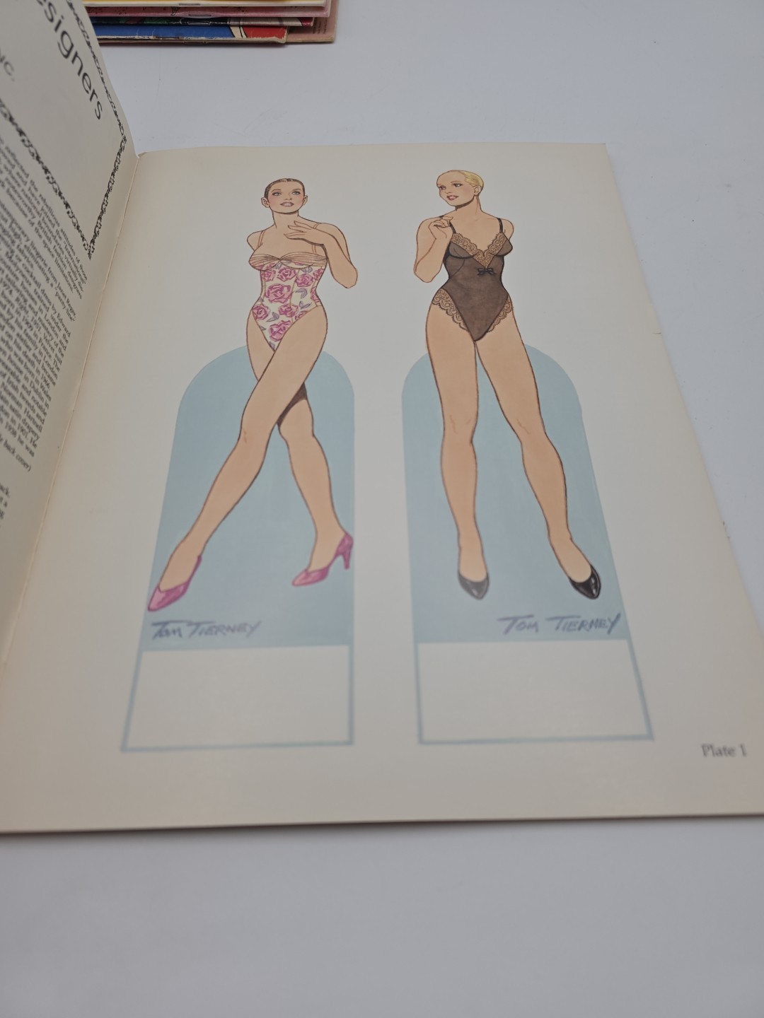 Rare British Fashion Designers Paper Dolls 1950 to 1997 By Tom Tierney