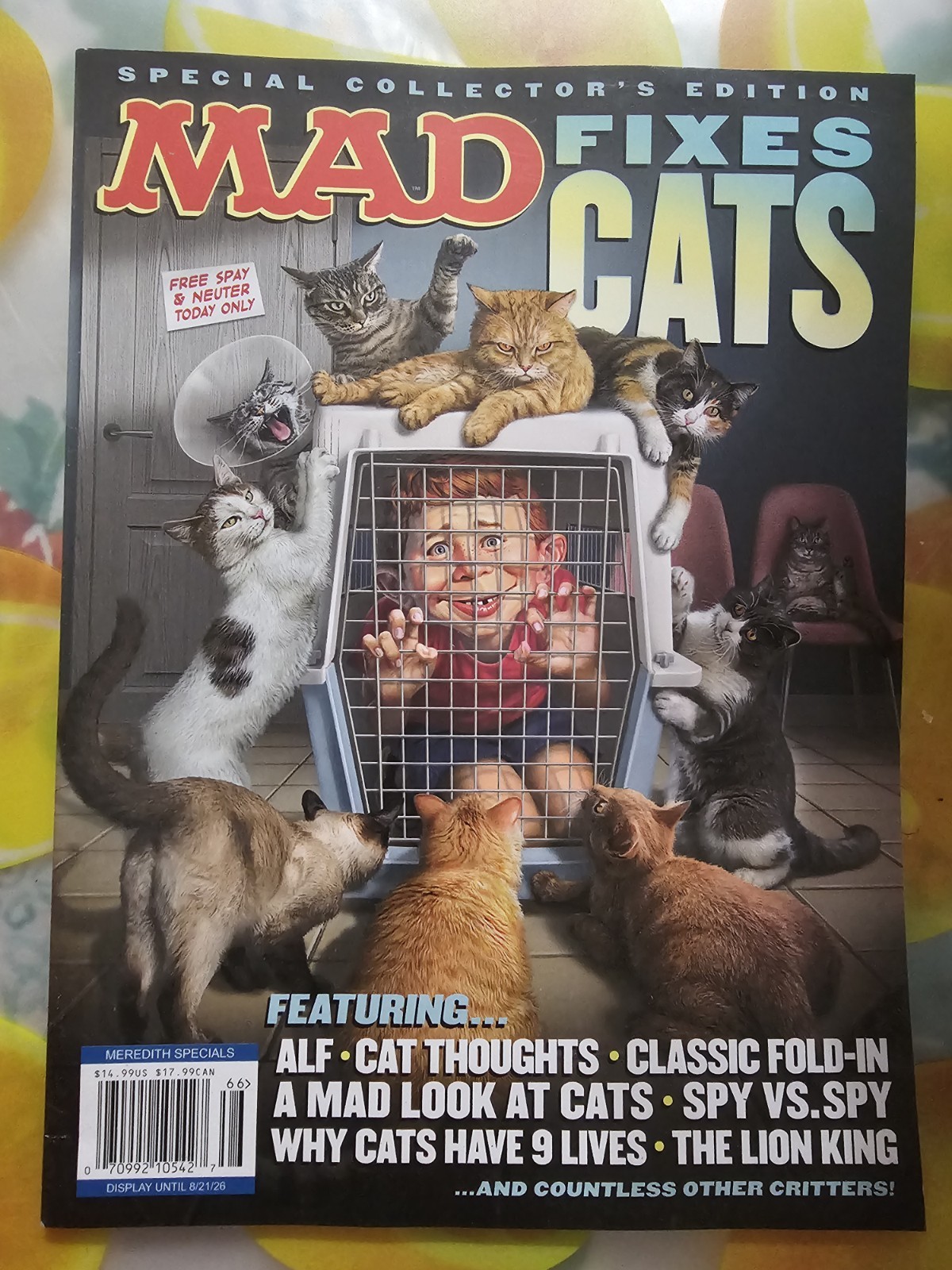 MAD Special Collector&rsquo;s Edition Special Issue June 2026 Humor Magazine Cats