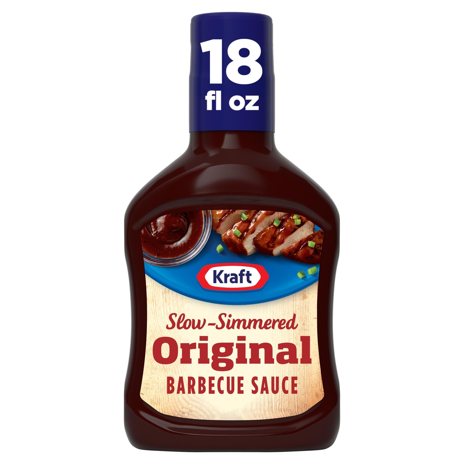 Kraft Original Slow-Simmered Barbecue BBQ Sauce, 18 oz 1.12 Pound (Pack of 1)