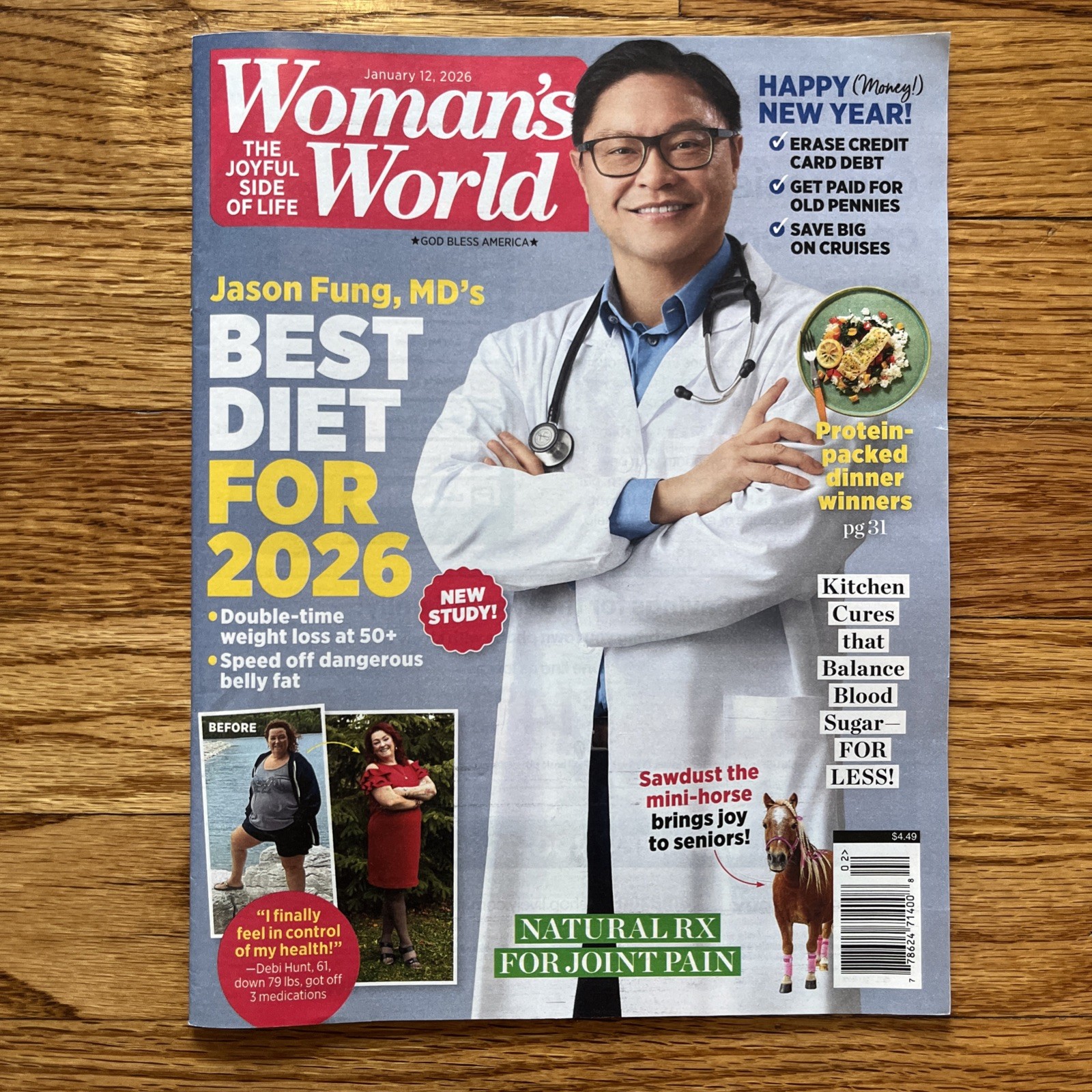 Woman&rsquo;s World January 12, 2026 Magazine Jason Fung, MD&rsquo;s Best Diet for 2026