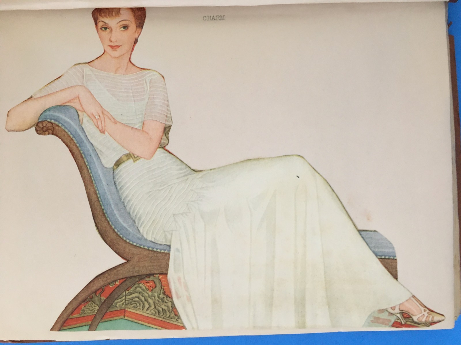 1933 Business School Women&rsquo;s Course Book Hair Fashion Makeup Woodbury College LA