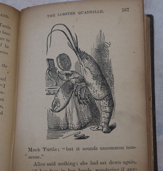 Scarce Antique Alice&rsquo;s Adventures in Wonderland, Illust John Tenniel, c 1890