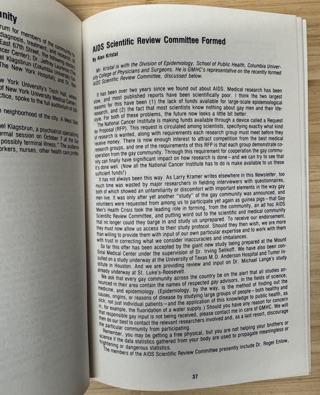 AIDS RARE 1983 GMHC NEWSLETTER 2 ACT UP HIV GAY RIGHTS LGBTQ PROTEST NYC HISTORY