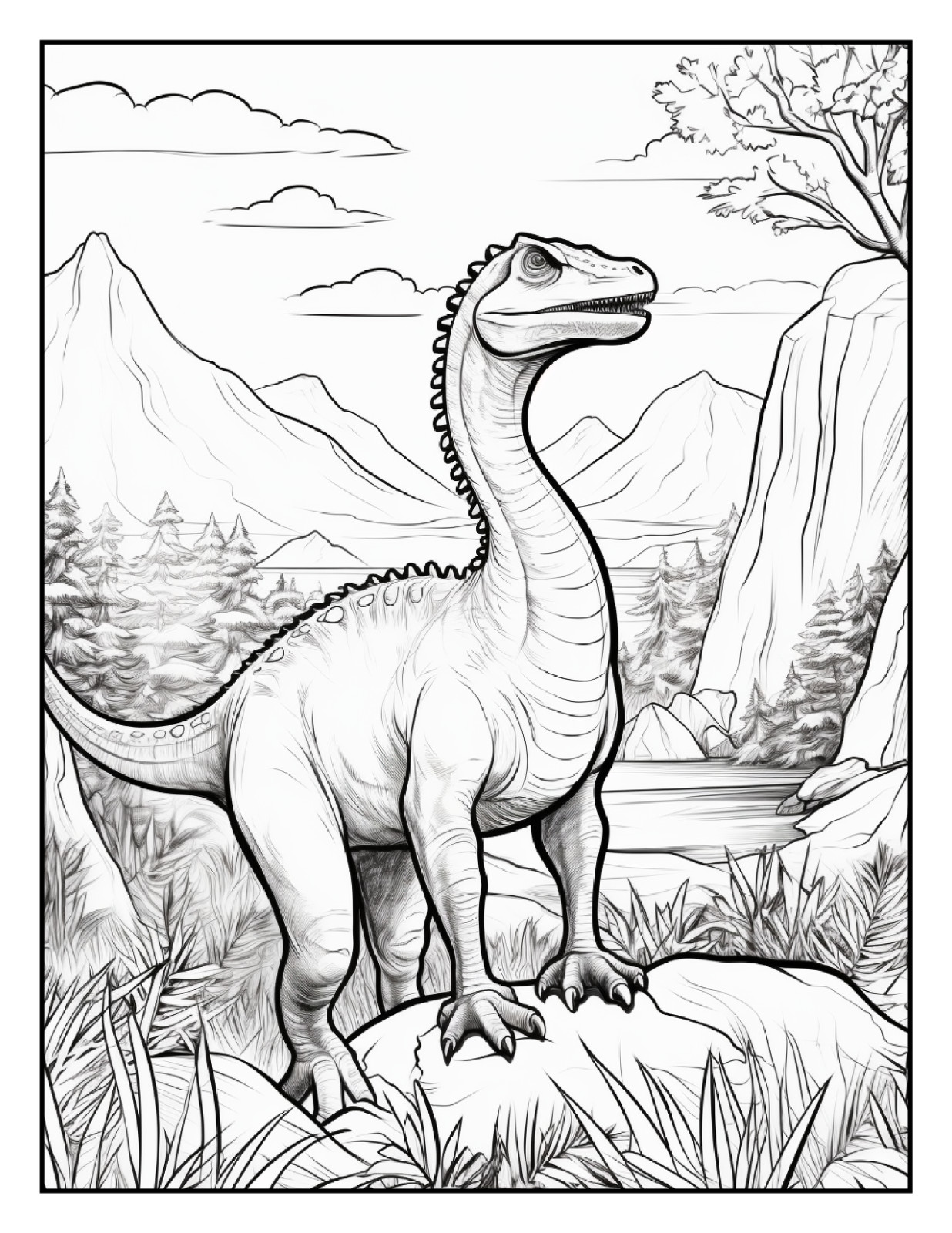 « Cute Dinosaur Coloring Book | Easy, Cute & Relaxing Designs | Perfect Gift Ide
