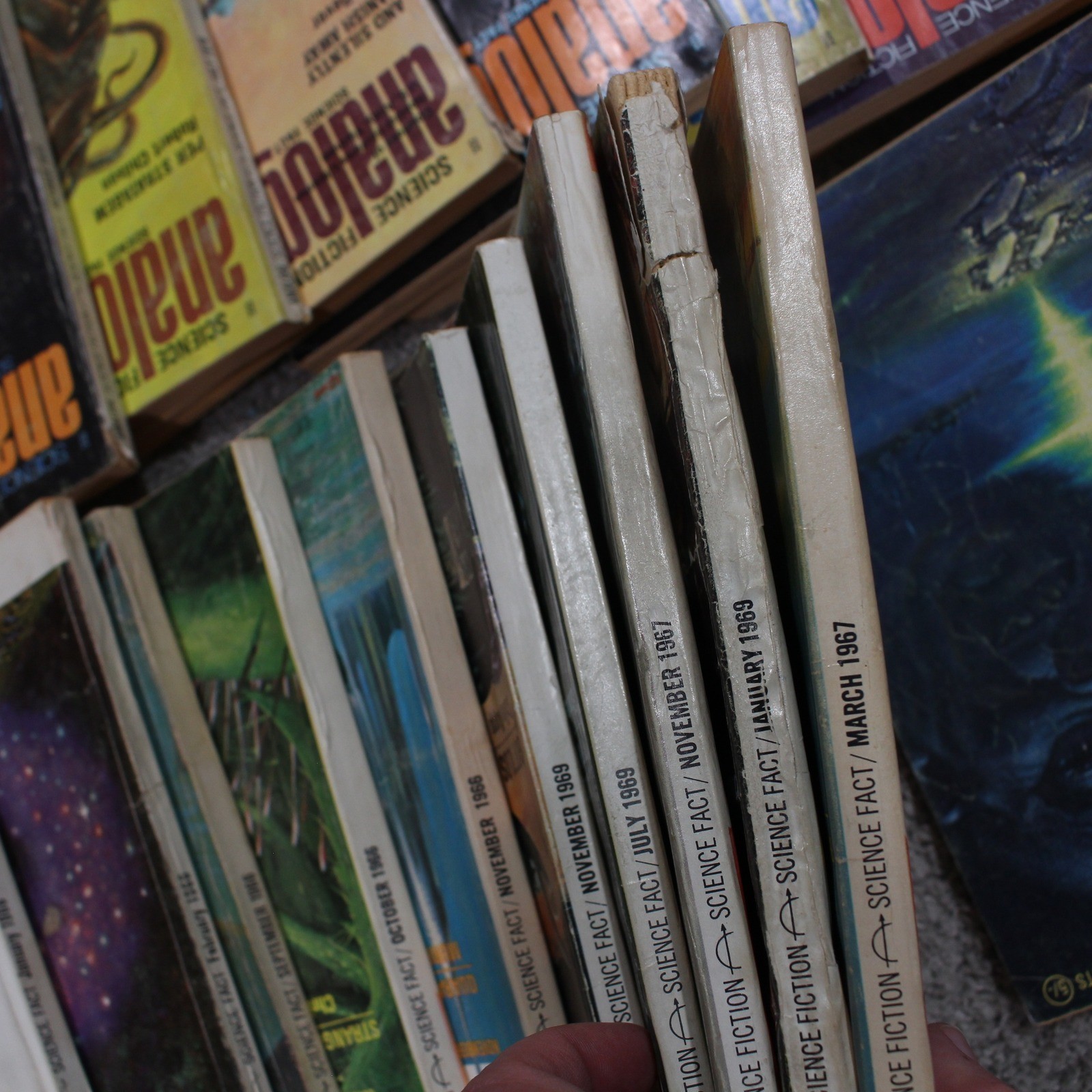 207 Analog Science Fiction and Fact Magazine Lot 1960s-2010s Vintage Sci-Fi Bulk