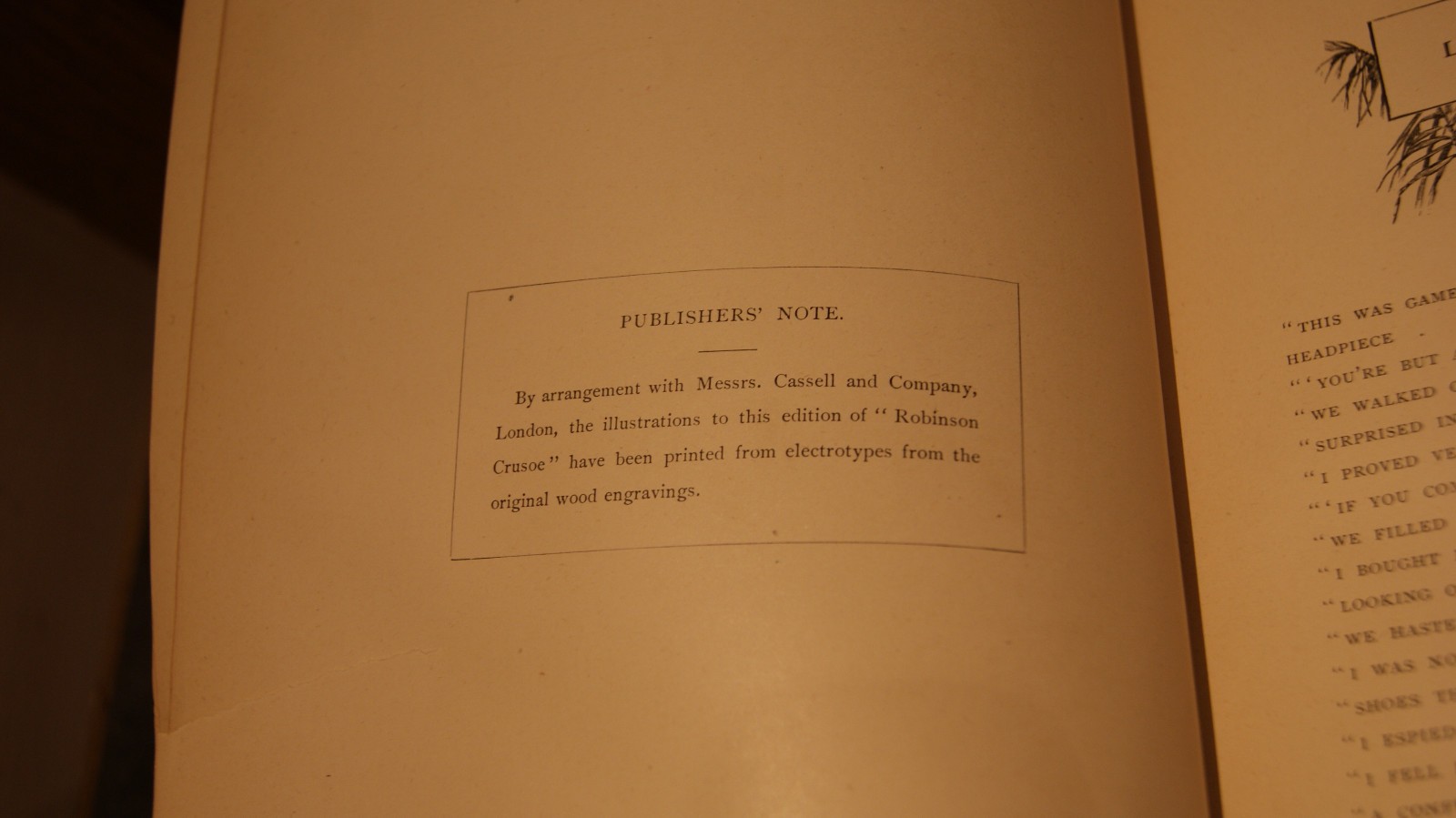 Antique Robinson Crusoe by Daniel Defoe – Red Ornate HC 120 Illustrations Paget