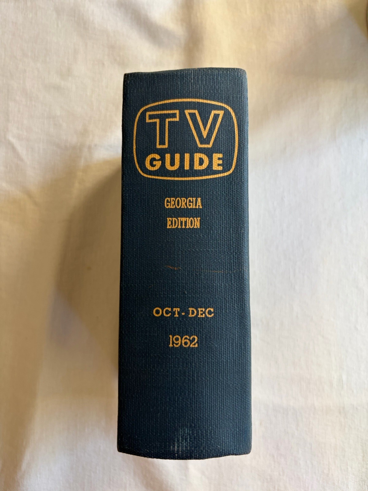 TV Guide 1962 Oct – Dec Bound Georgia Edition WRGP-TV, Jackie O, Lucy