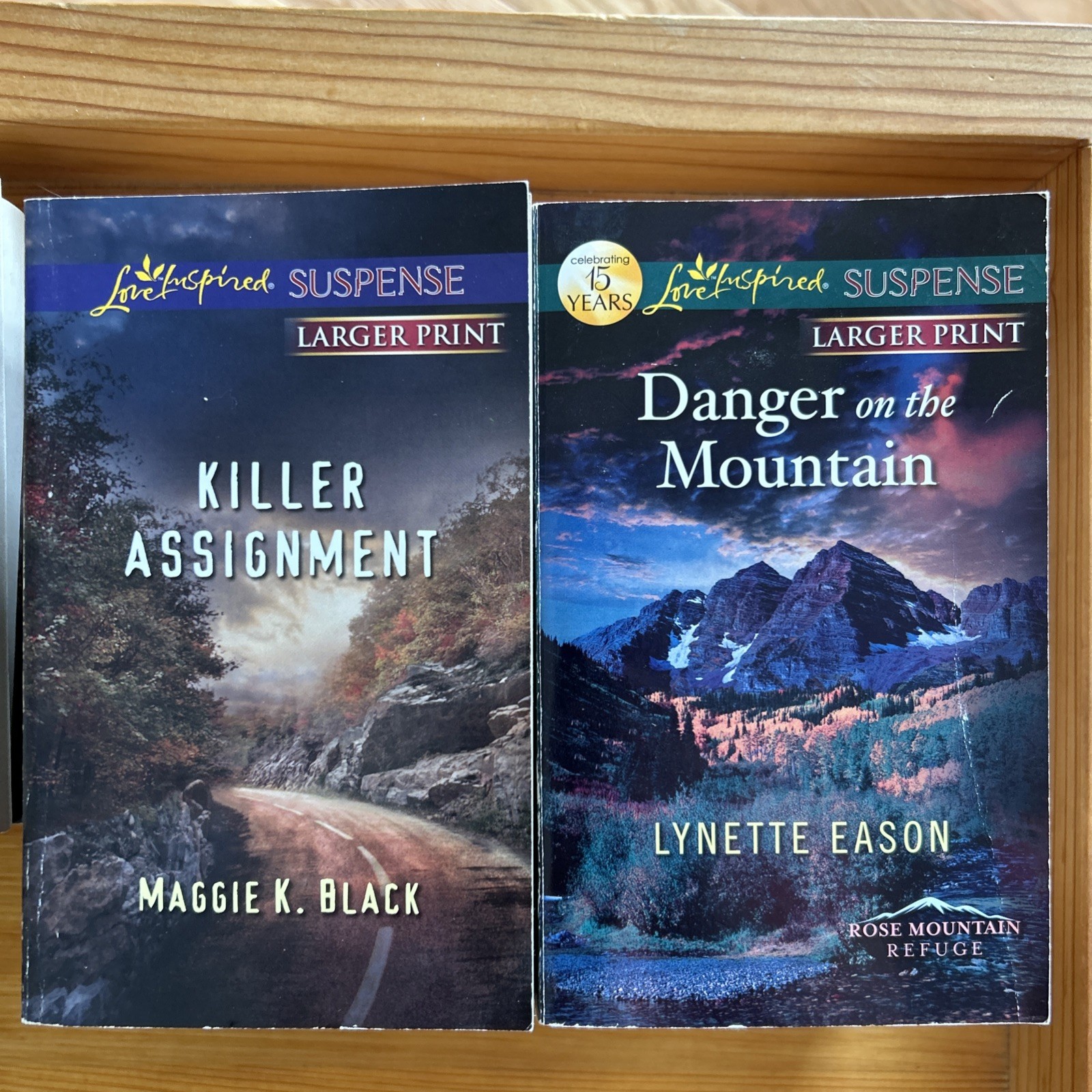 Love Inspired Suspense Inspirational Romance Paperback Larger Print Lot of 25