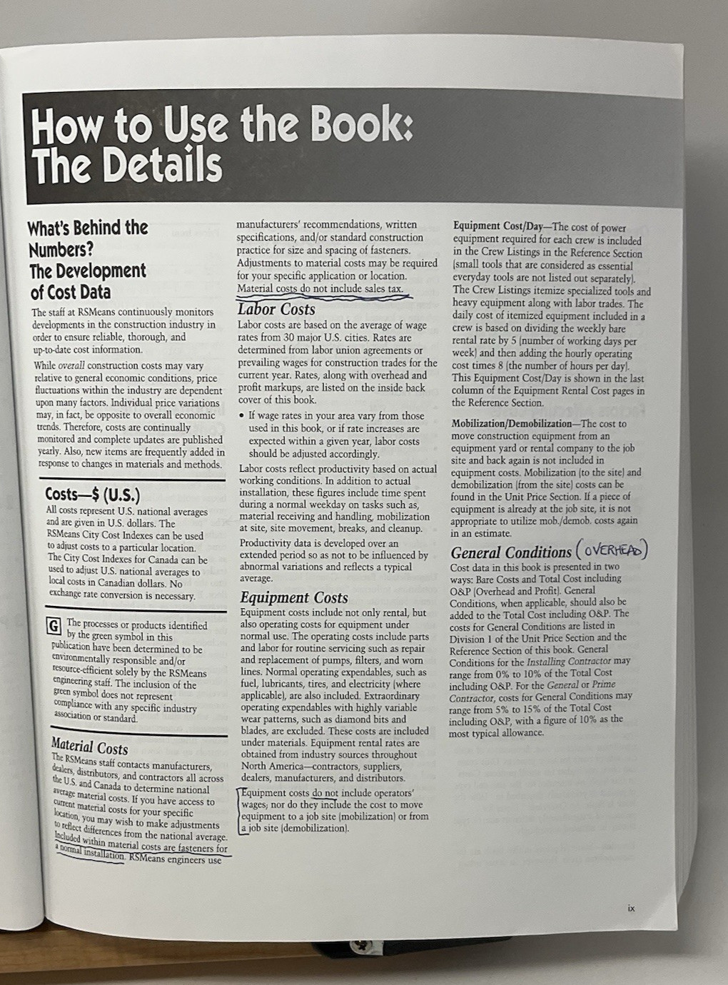 RSMeans Facilities Construction Cost Data 25th Annual Edition 2010 E6