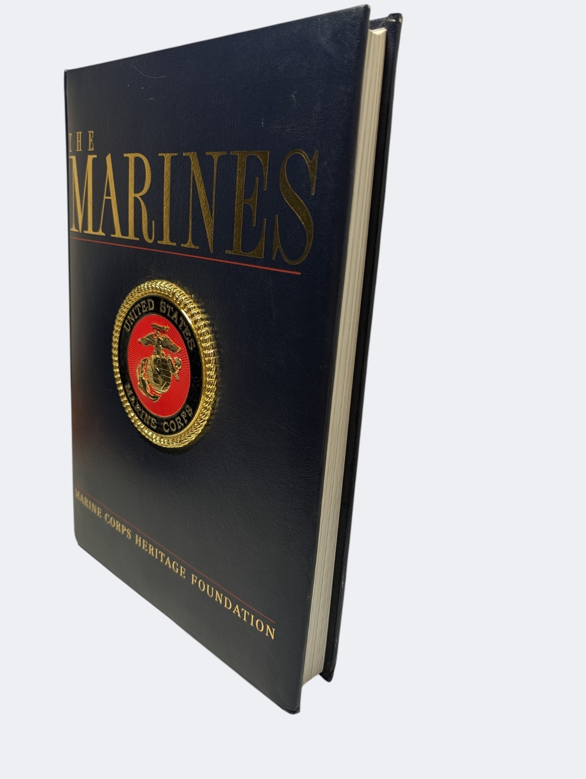 The Marines Marine Corps Heritage Foundation Deluxe Hardcover Embossed Military